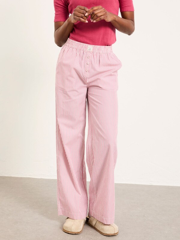Seraphine FatFace Lola Pink Stripe Boyfriend Pyjama Bottom