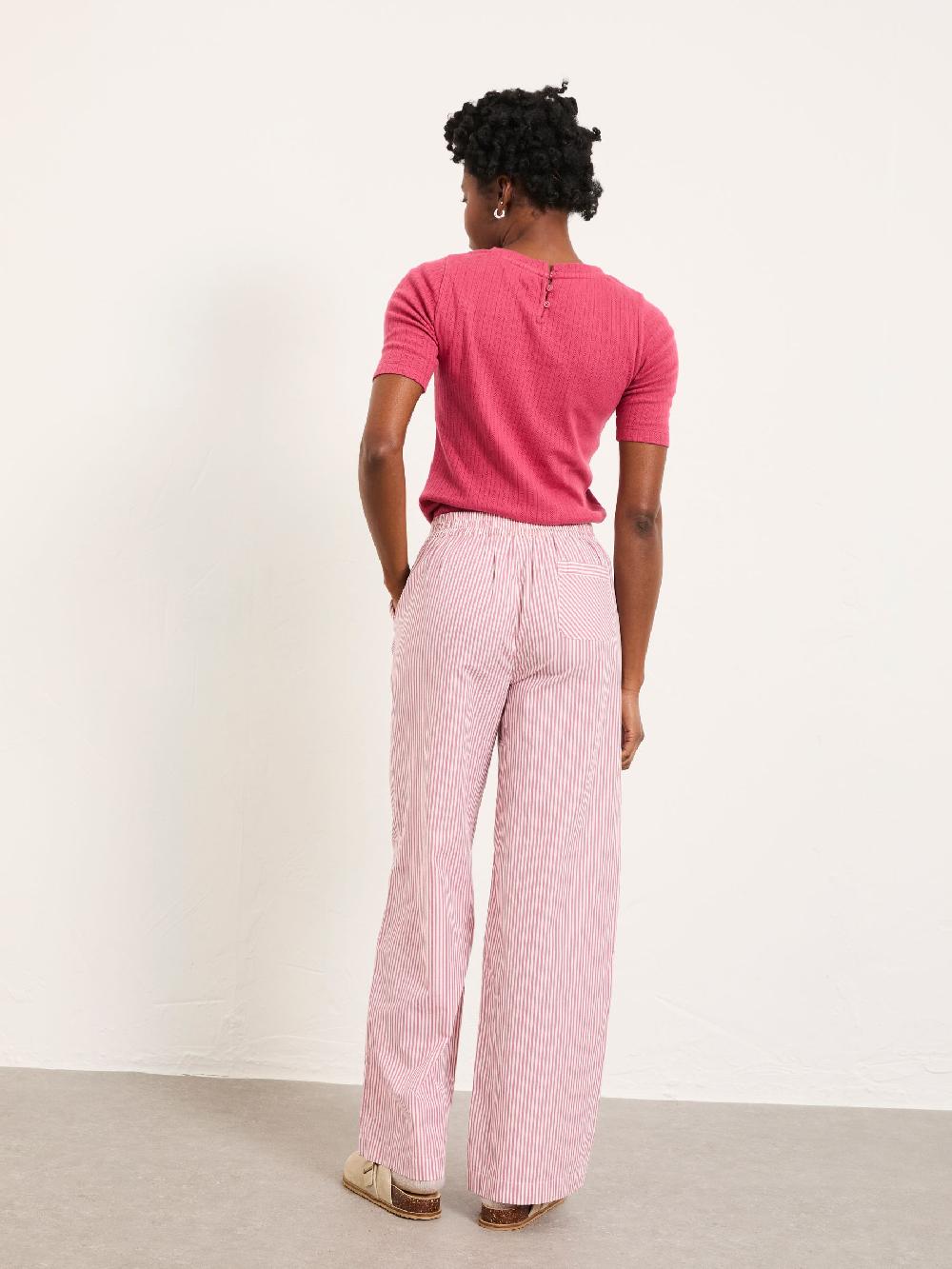 seraphine FatFace Lola Pink Stripe Boyfriend Pyjama Bottom