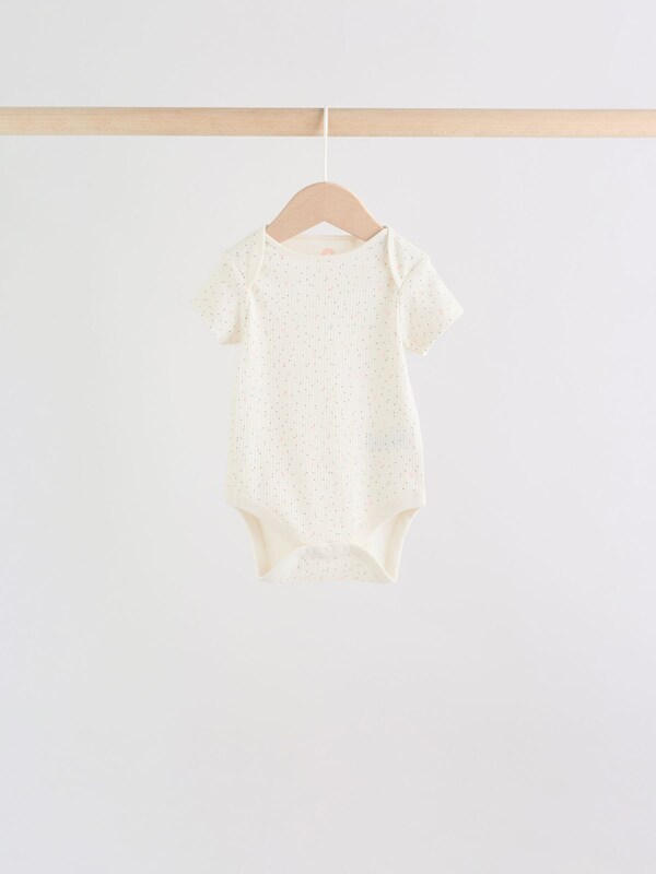 Seraphine Fluro Pink Baby Short Sleeve Bodysuits 5 Pack