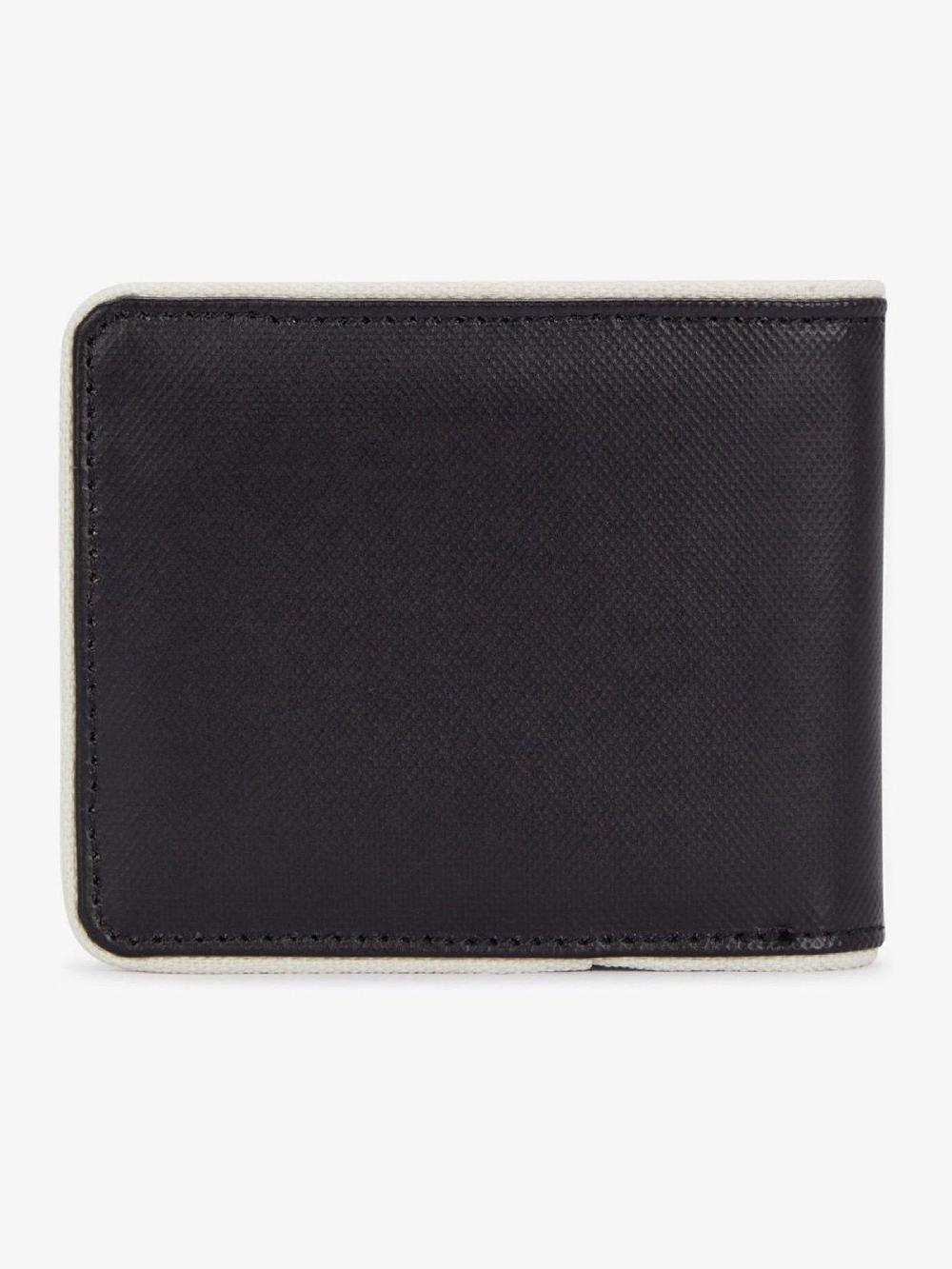 seraphine Fred Perry Black Coated Polyester Billfold Wallet