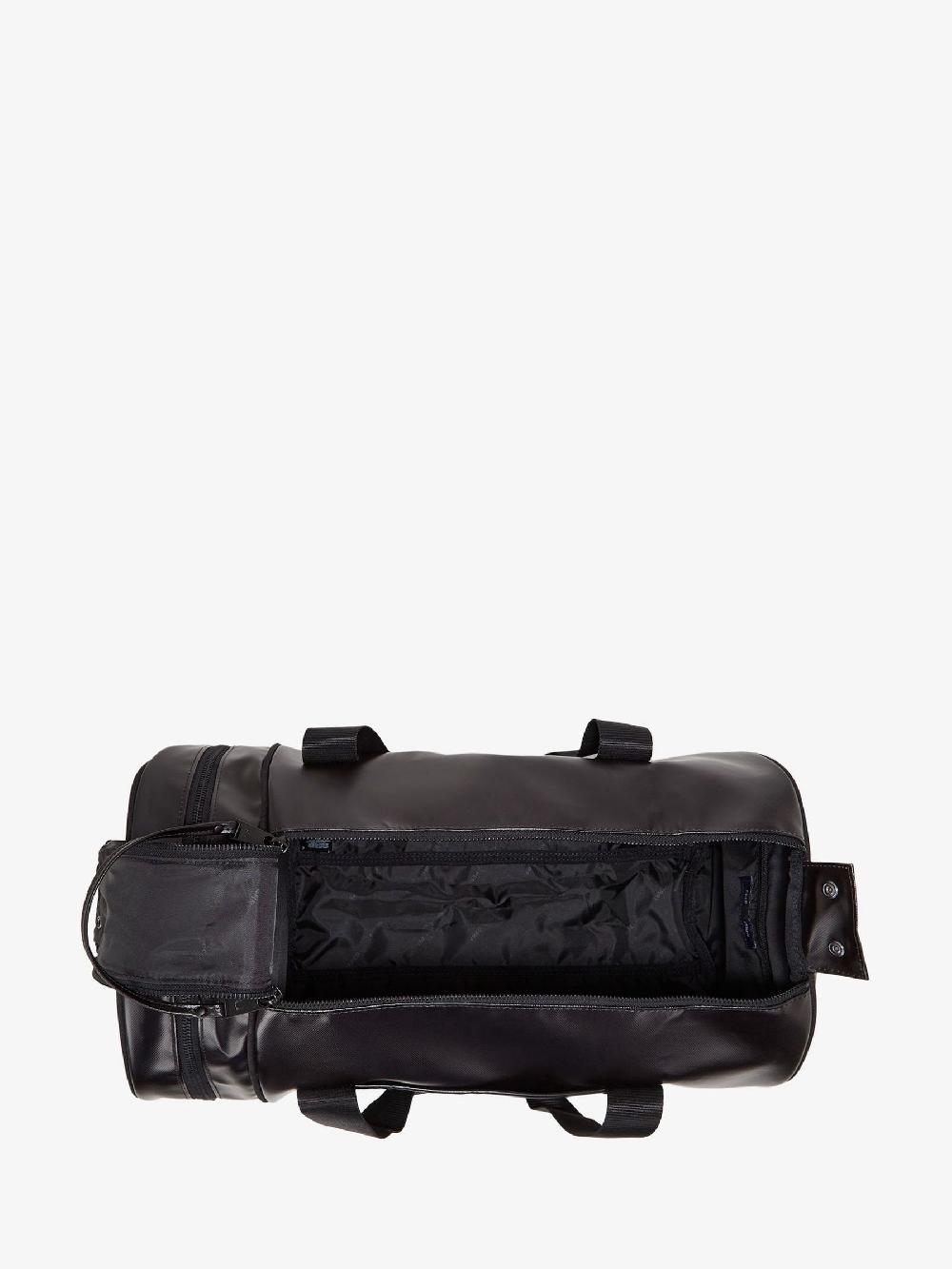 seraphine Fred Perry Tonal Classic Barrel Black Bag
