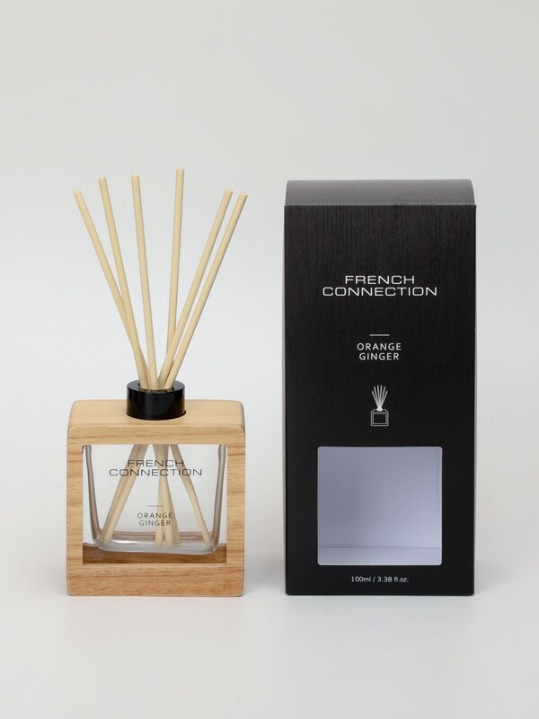 Seraphine French Connection Natural Wooden Surround Orange Ginger Reed Diffuser 100ML