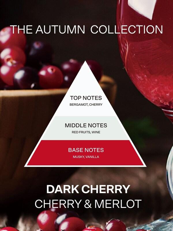 Seraphine French Connection Red Square Range Cherry Merlot 200G Candle And 100ML Reed Diffuser Gift Set