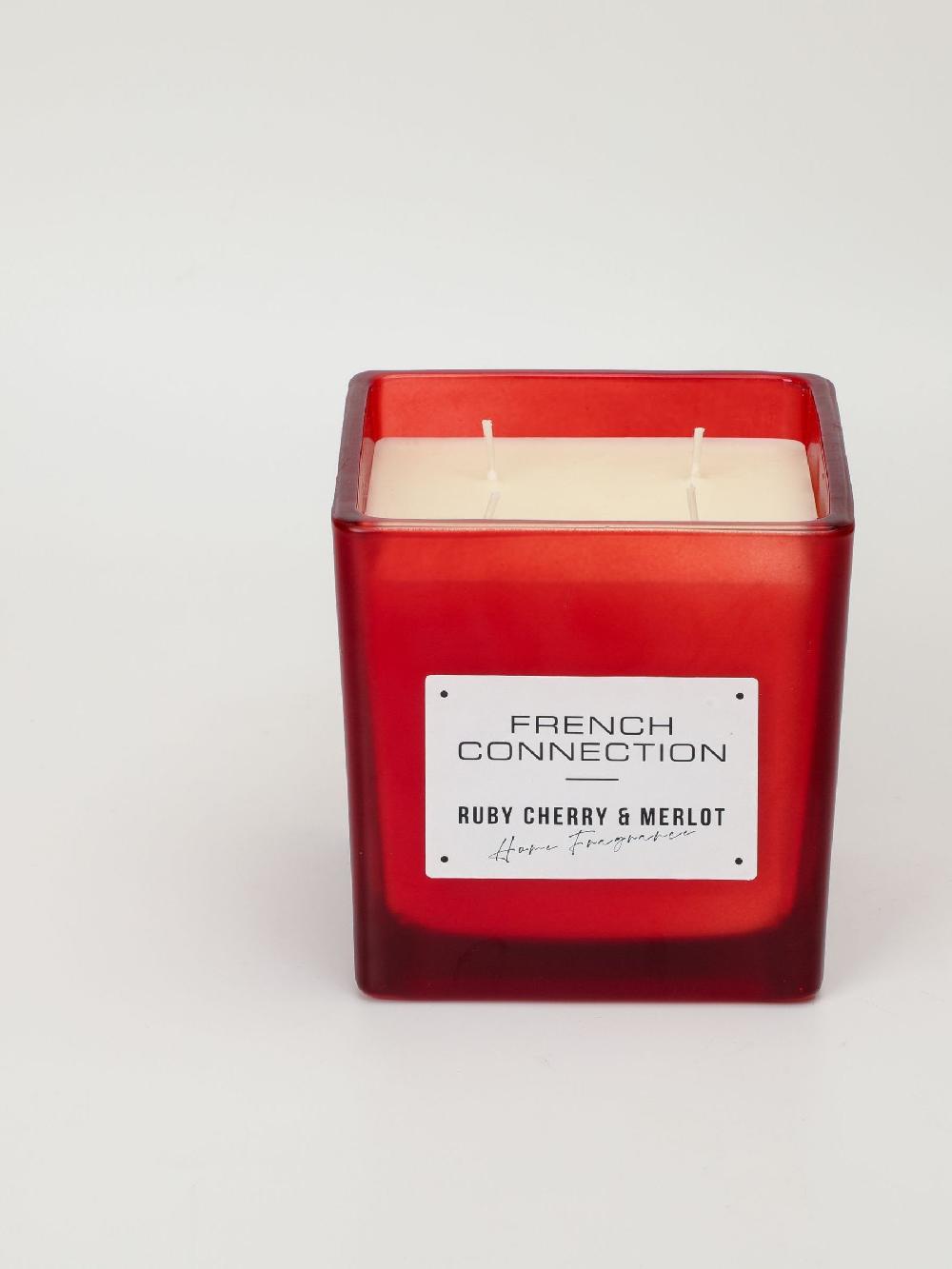 seraphine French Connection Red Square Range Cherry Merlot Candle 830G