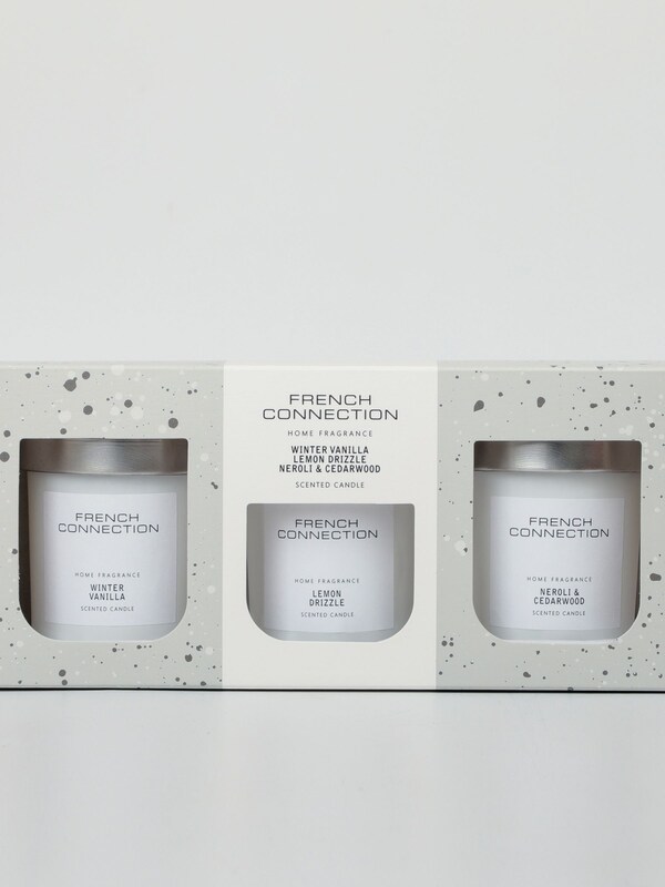 Seraphine French Connection White Collection Trio Of Candles Gift Set 3 X 64G