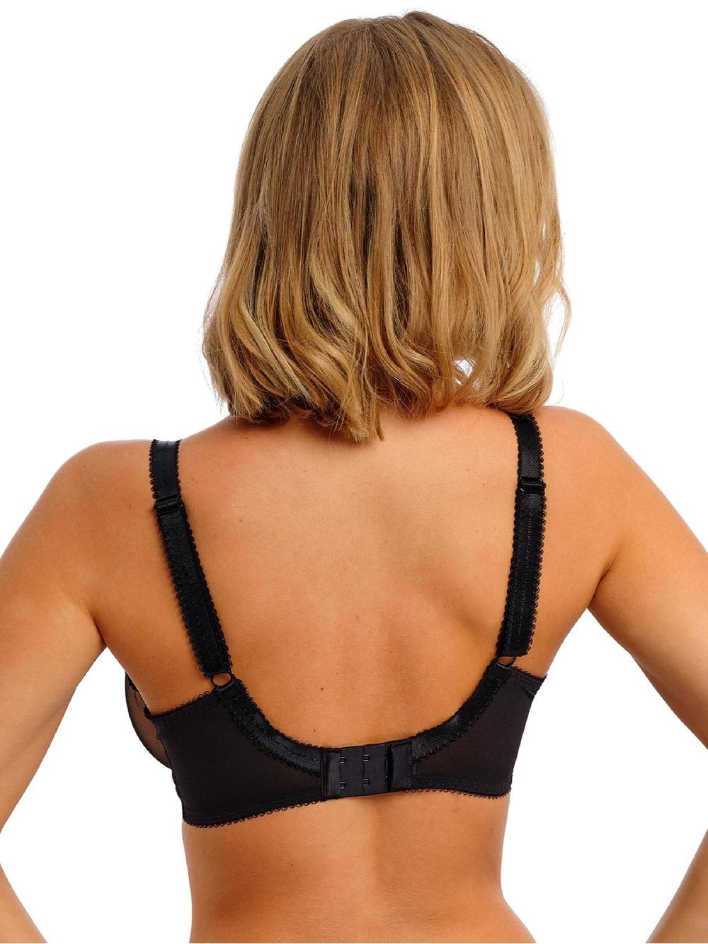 seraphine Freya Black Loveland Underwired Plunge Bra
