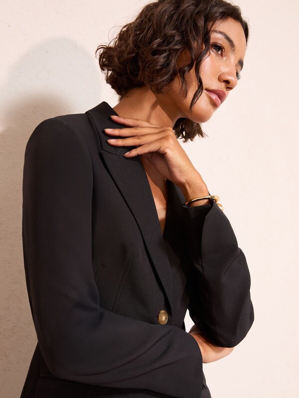 Seraphine Friends Like These Black Cinched Waist Blazer