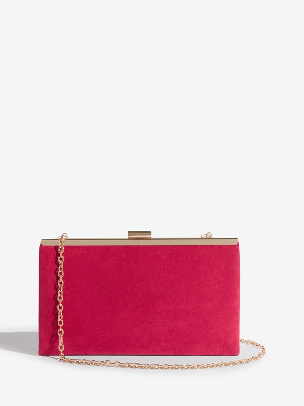 Seraphine Friends Like These Red Suedette Occasion Clutch Bag