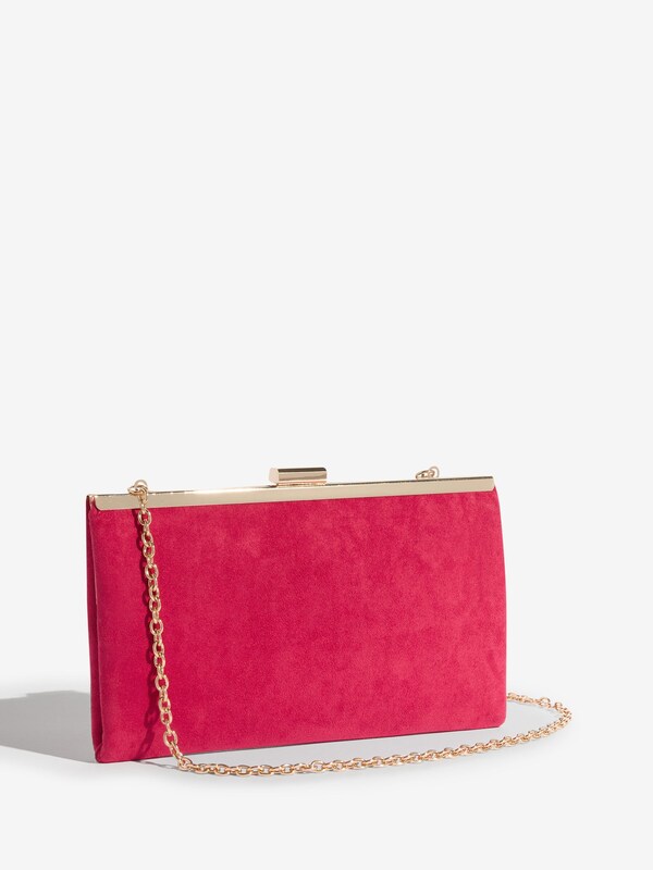 Seraphine Friends Like These Red Suedette Occasion Clutch Bag