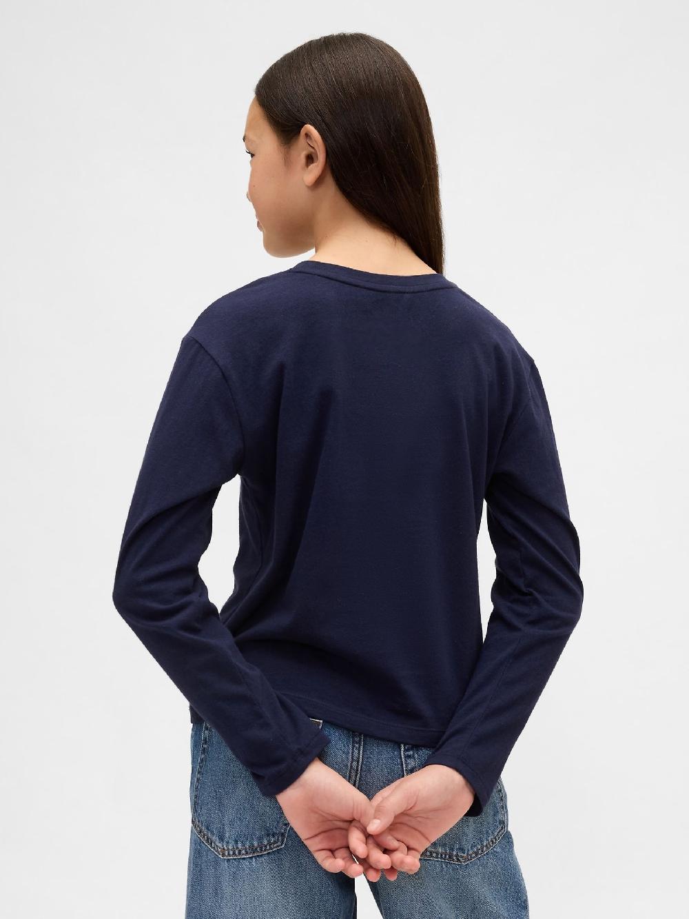 seraphine Gap Navy Blue Relaxed Graphic T-Shirt (4-13yrs)