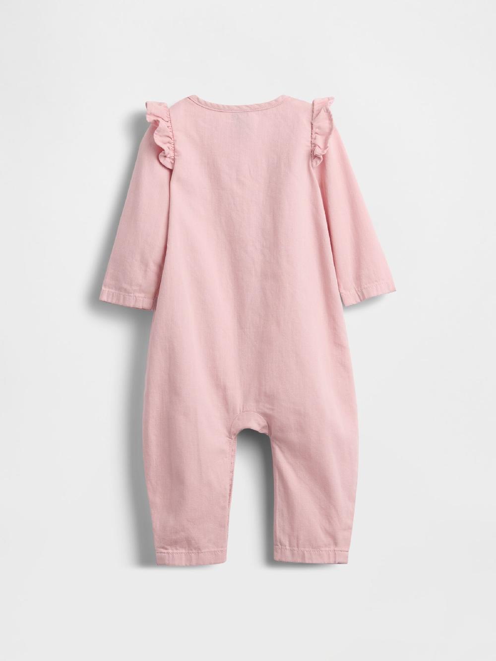seraphine Gap Pink Denim Heart Pocket One-Piece (0-24mths)