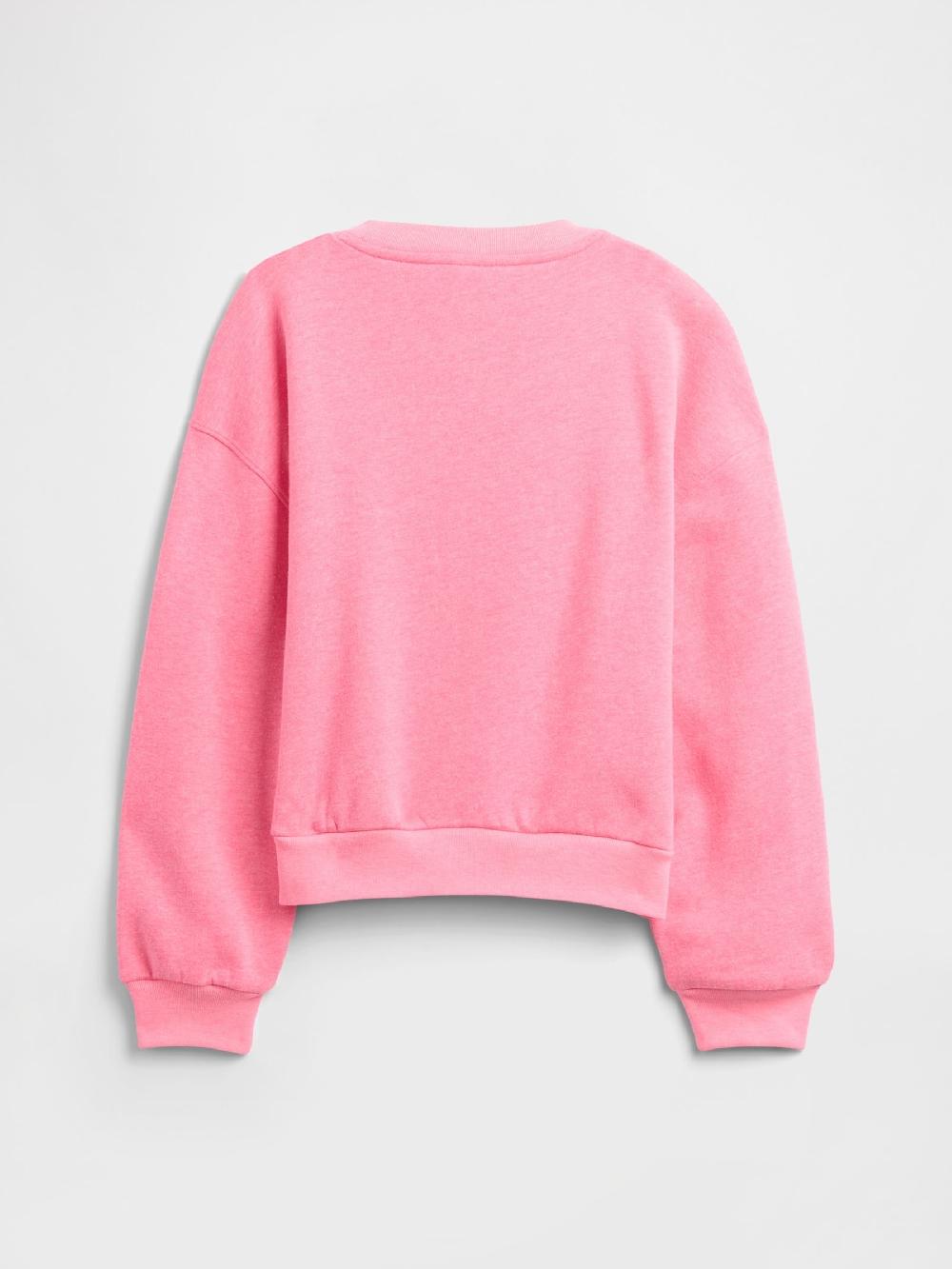 seraphine Gap Pink Oversized Graphic Sweatshirt (4-13yrs)