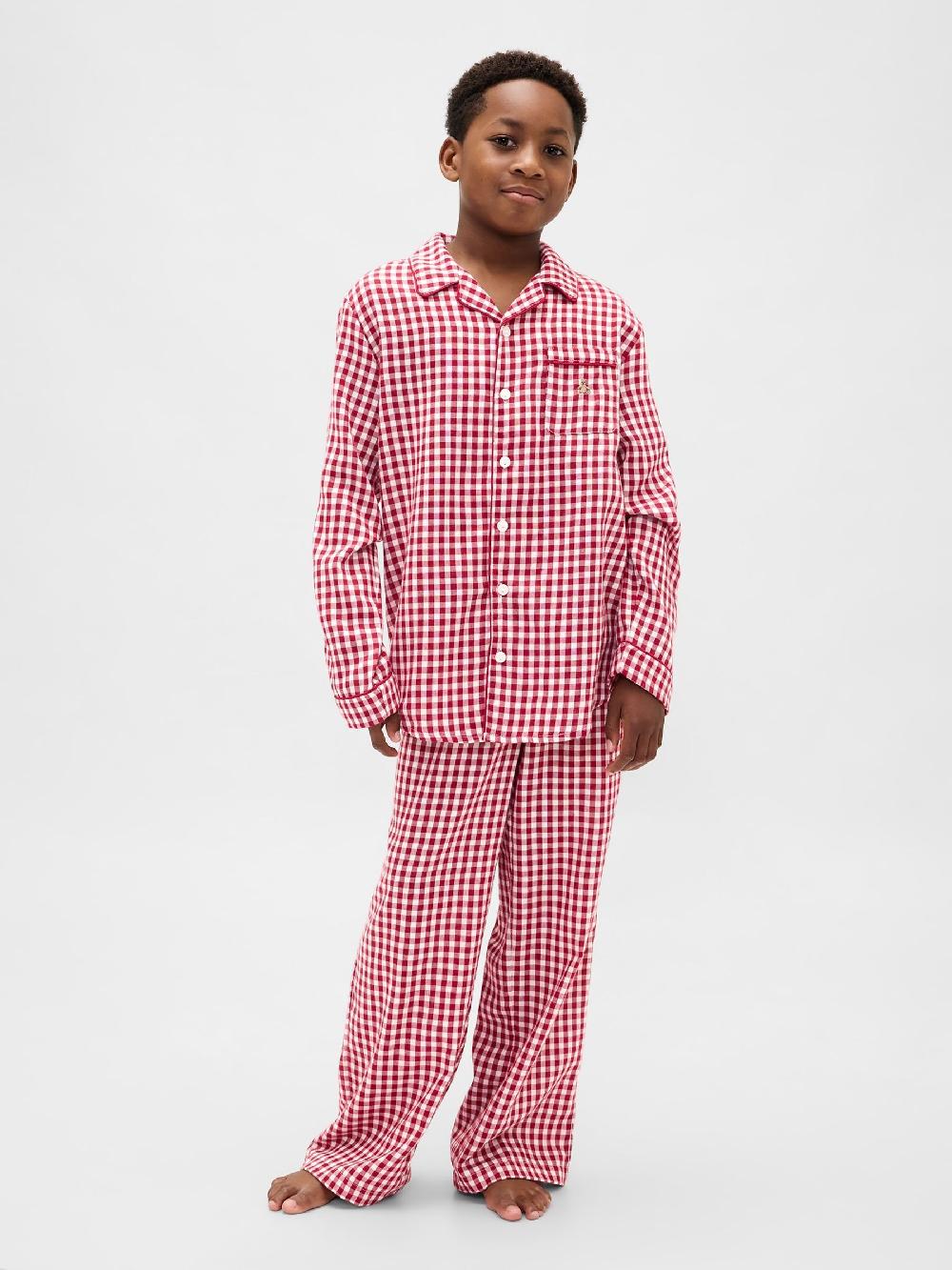 seraphine Gap Red Gingham Matching Family Christmas Pyjamas