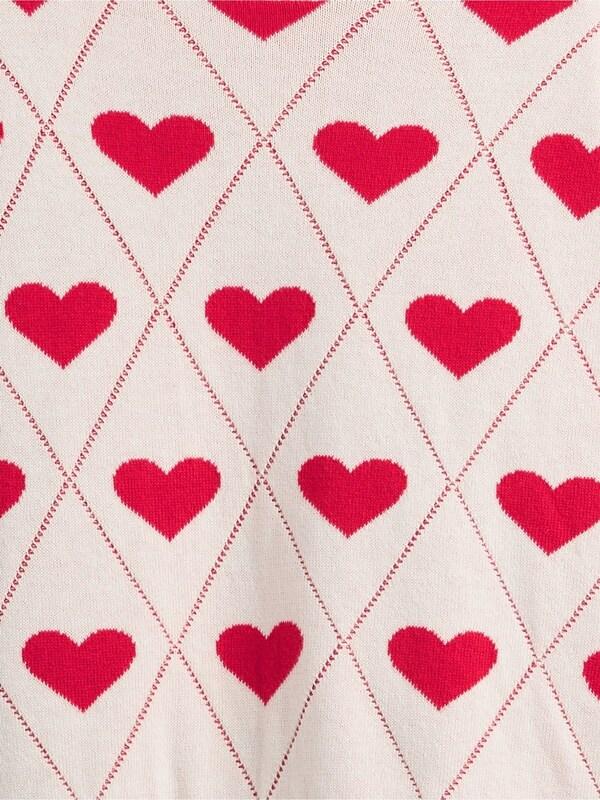 Seraphine Gap Red Heart Valentines Graphic Crew Neck Jumper (4-13yrs)