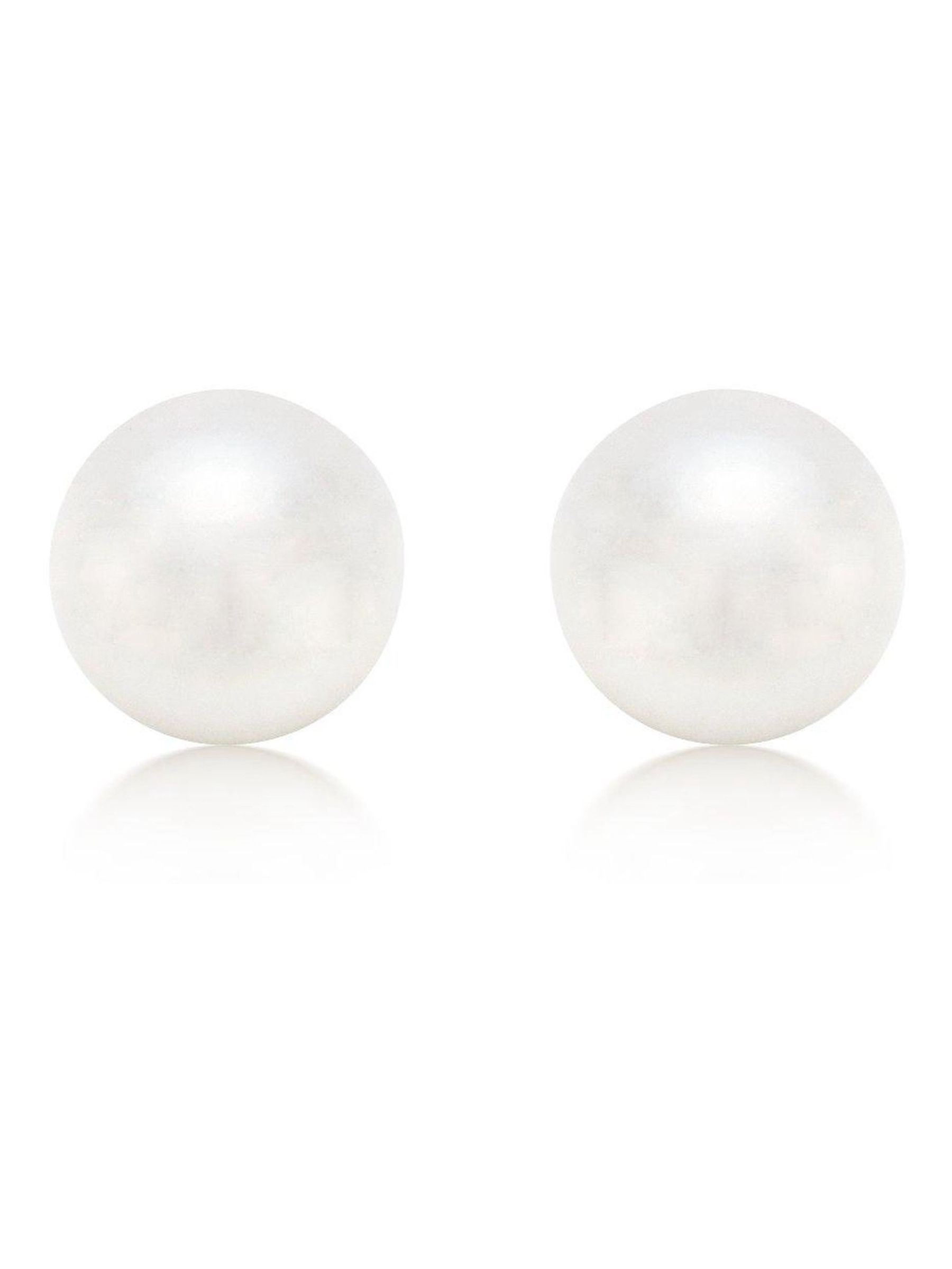 seraphine Gold 9ct Freshwater Cultured Pearl Stud Earrings