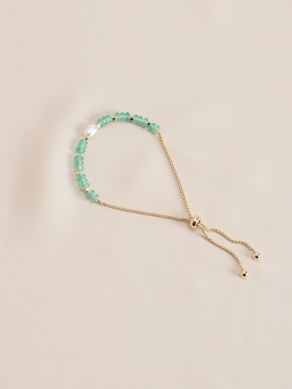 Seraphine Gold/Silver Semi Precious Stone Pully Bracelet