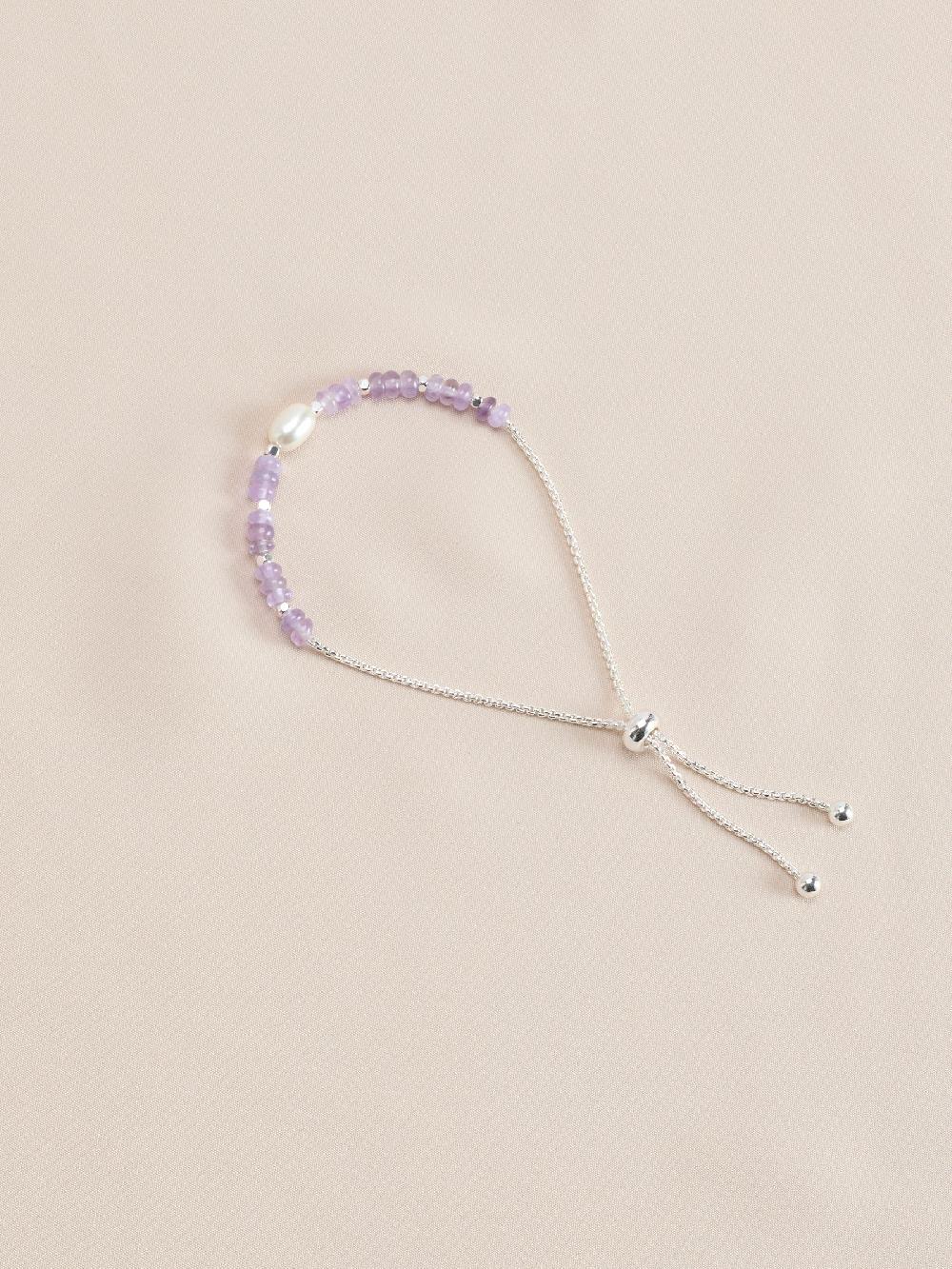 seraphine Gold/Silver Semi Precious Stone Pully Bracelet