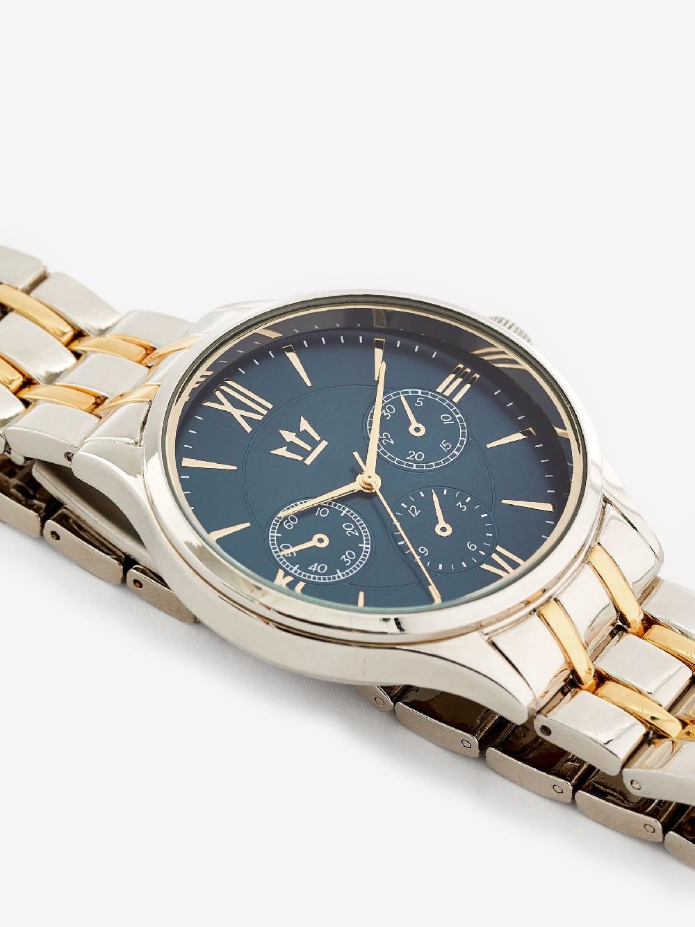 seraphine Gold Tone/Silver Tone Metal Bracelet Watch