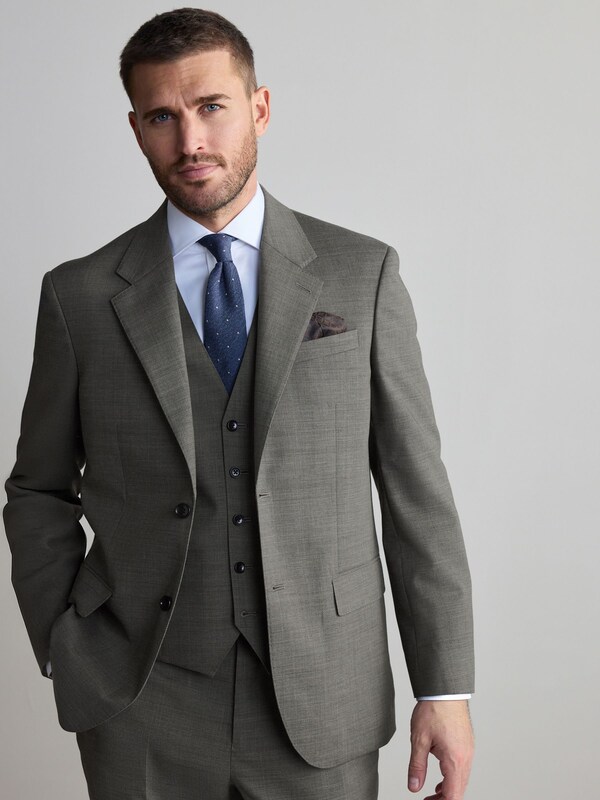 Seraphine Green Regular Fit Signature Nova Fides 100% Italian Wool Suit Jacket