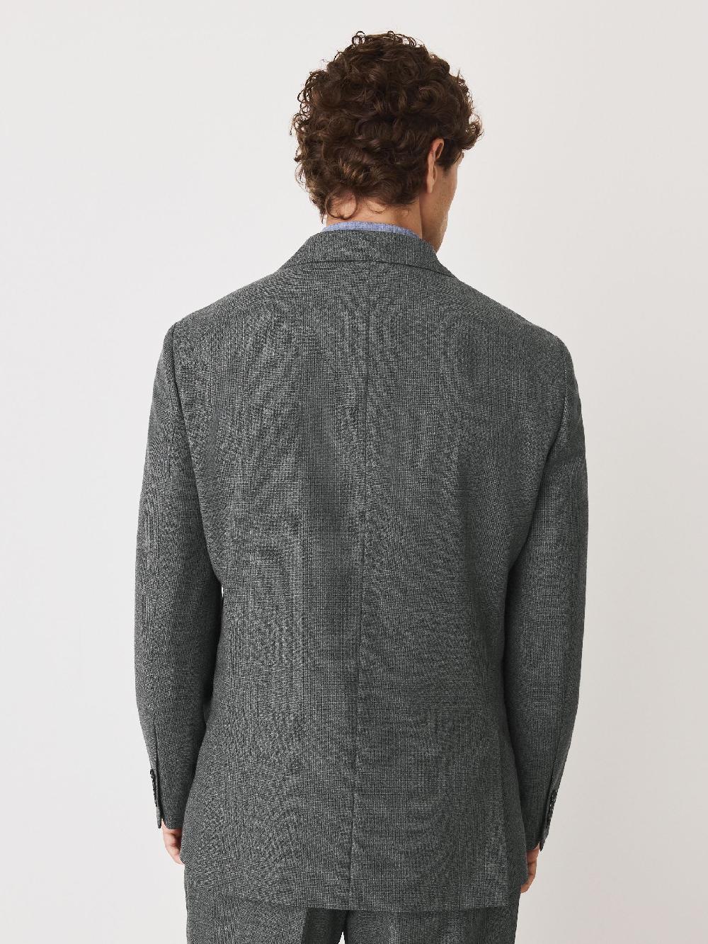 seraphine Grey Double Breasted Wool Blend Check Suit Jacket seraphine Grey Double Breasted Wool Blend Check Suit Jacket