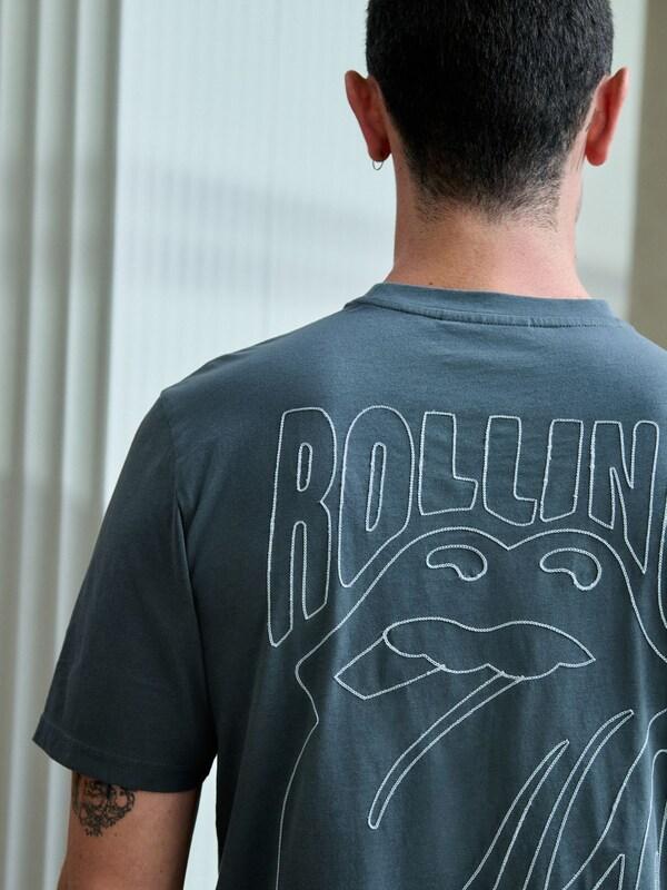 Seraphine Grey/Red The Rolling Stones Short Sleeve Pyjamas Set