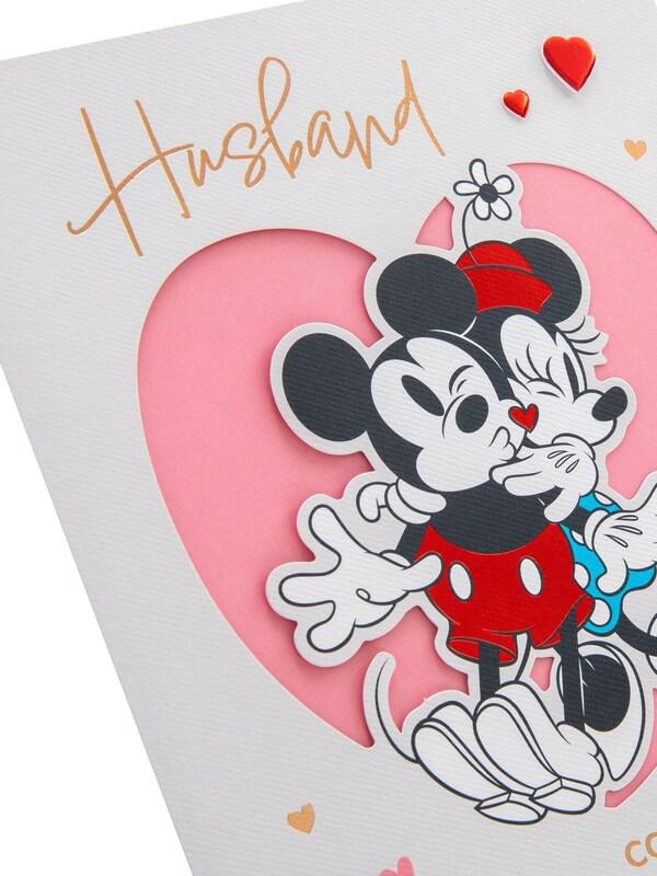 Seraphine Hallmark Grey Husband Disney Mickey & Minnie Valentines Card