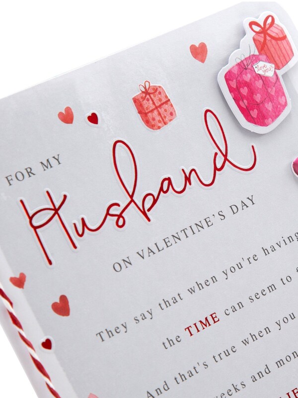 Seraphine Hallmark Grey Husband Heartfelt Verse Valentines Card