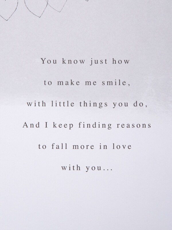 Seraphine Hallmark Grey Husband Heartfelt Verse Valentines Card