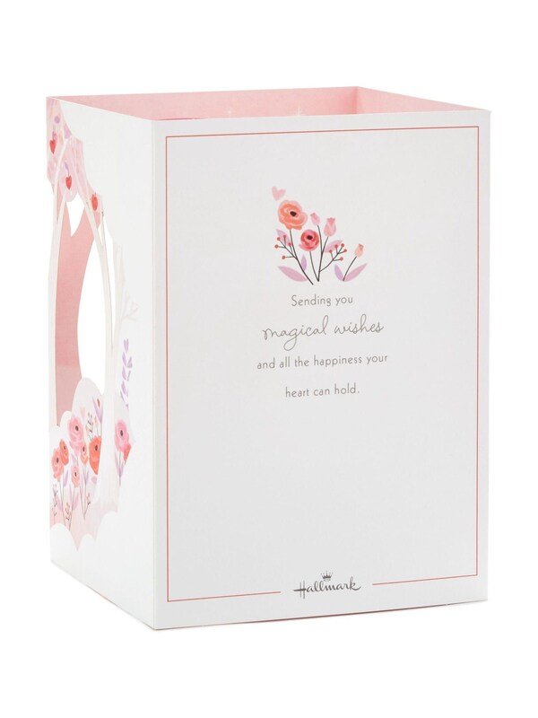 Seraphine Hallmark Pink 3D Pop-Up Magical Unicorn Valentines Card