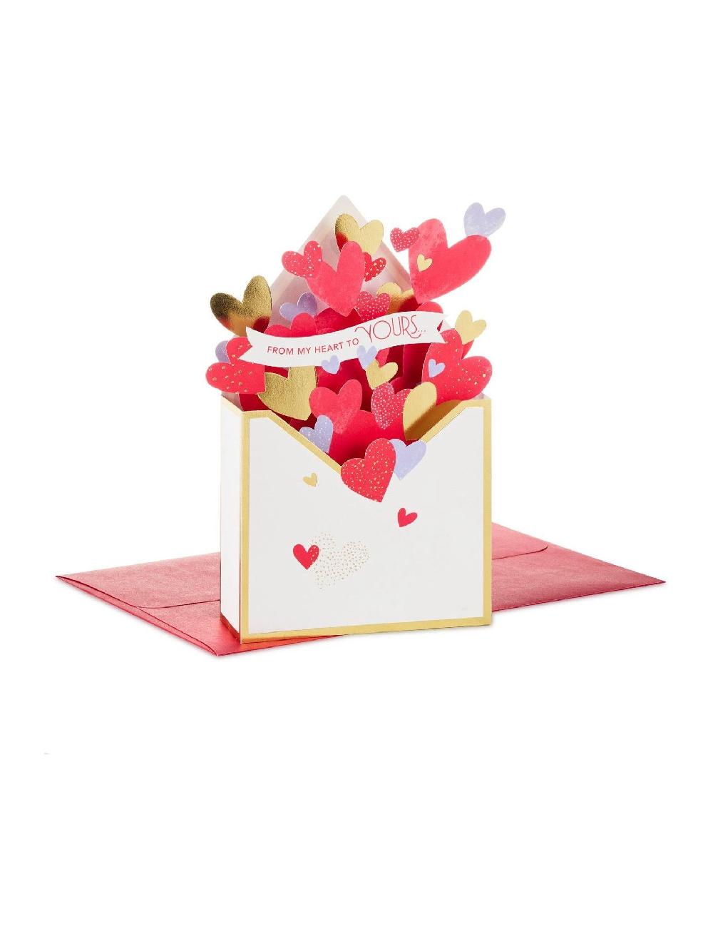 seraphine Hallmark Red From My Heart to Yours 3D Pop Up Valentine's Card