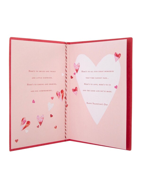 Seraphine Hallmark Red Husband Heart And Arrows Valentines Card