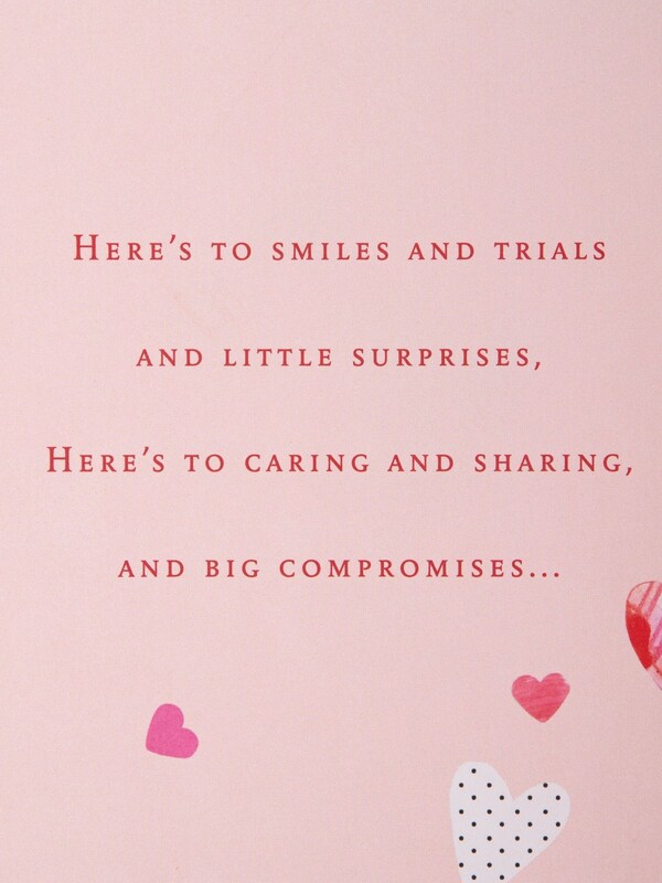 Seraphine Hallmark Red Husband Heart And Arrows Valentines Card