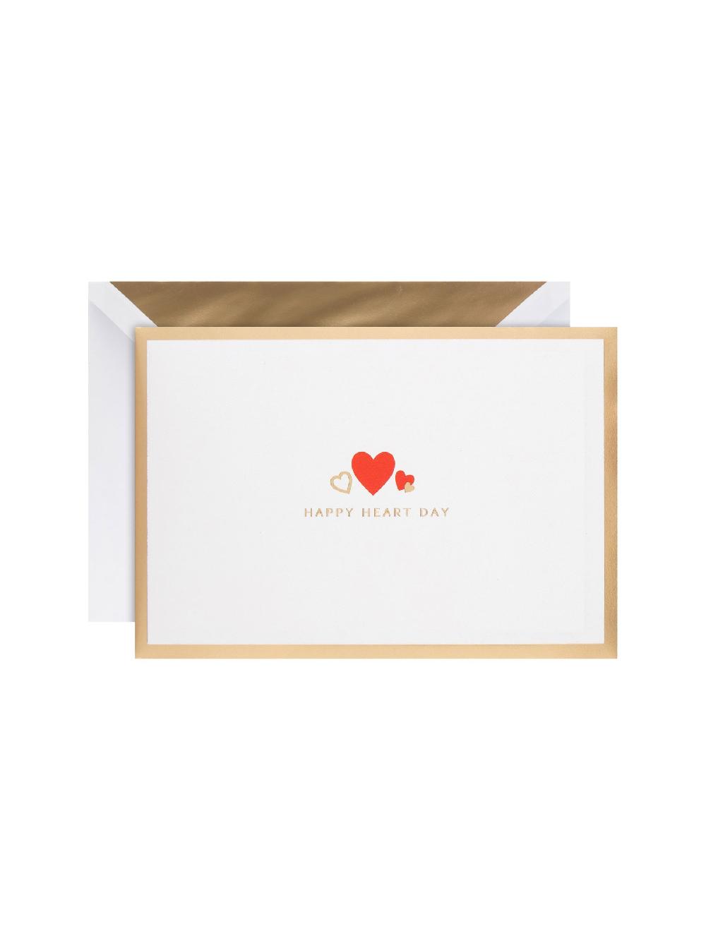 seraphine Hallmark White Red Heart Paper Wonder 3D Pop-Up Valentine's Day Card