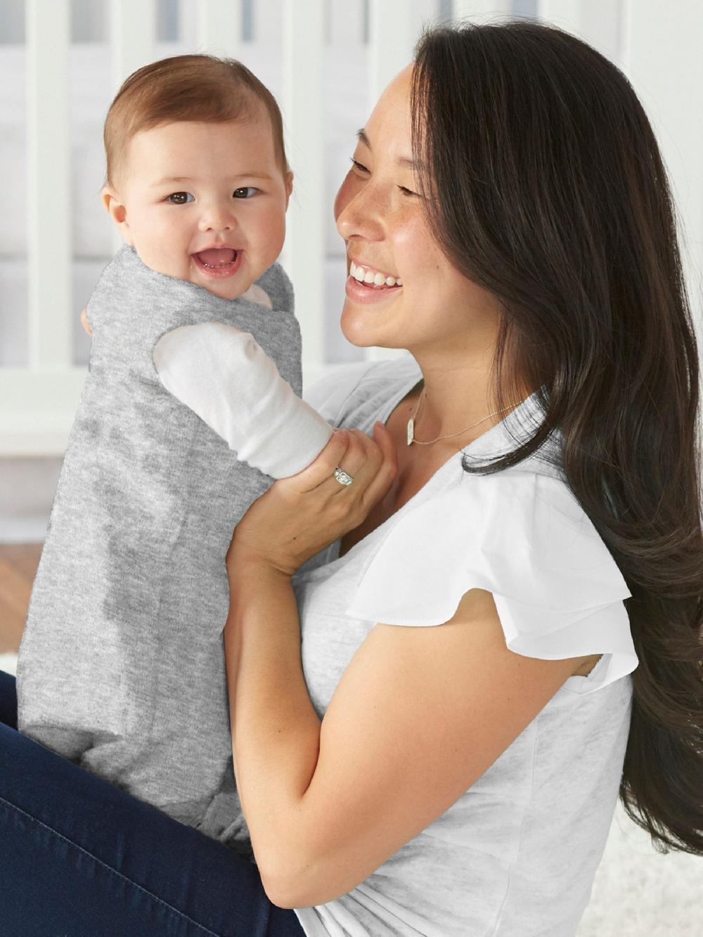 seraphine Halo Grey SleepSack 0.5 TOG 100% Cotton Sleeping Bag