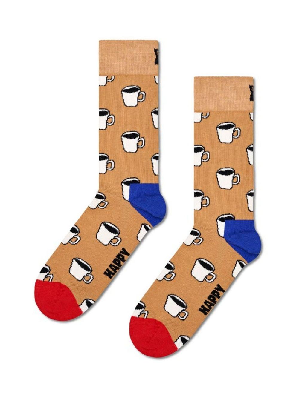 seraphine Happy Socks White Happy Socks 1-Pack Coffee Cup Gift Set