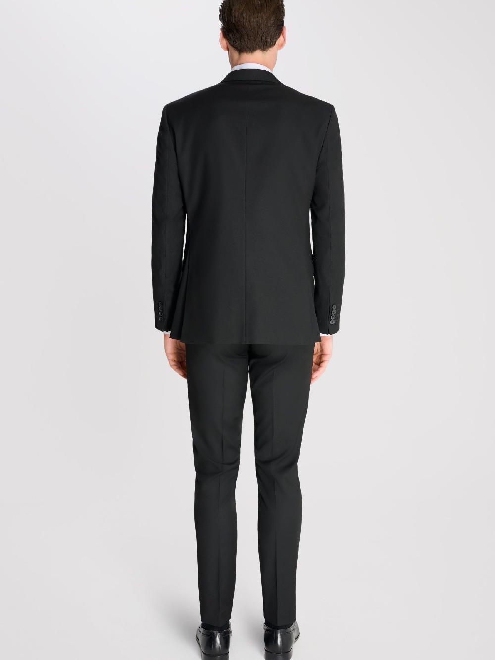 seraphine Harry Brown Black Raffi Slim Fit Suit Jacket