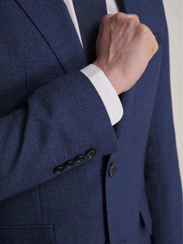 Seraphine Harry Brown Blue Slim Fit Suit Archie Melange Jacket