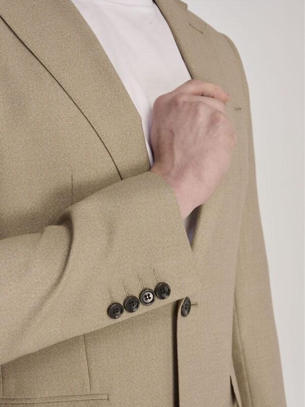 Seraphine Harry Brown Brown Slim Fit Suit Archie Melange Jacket