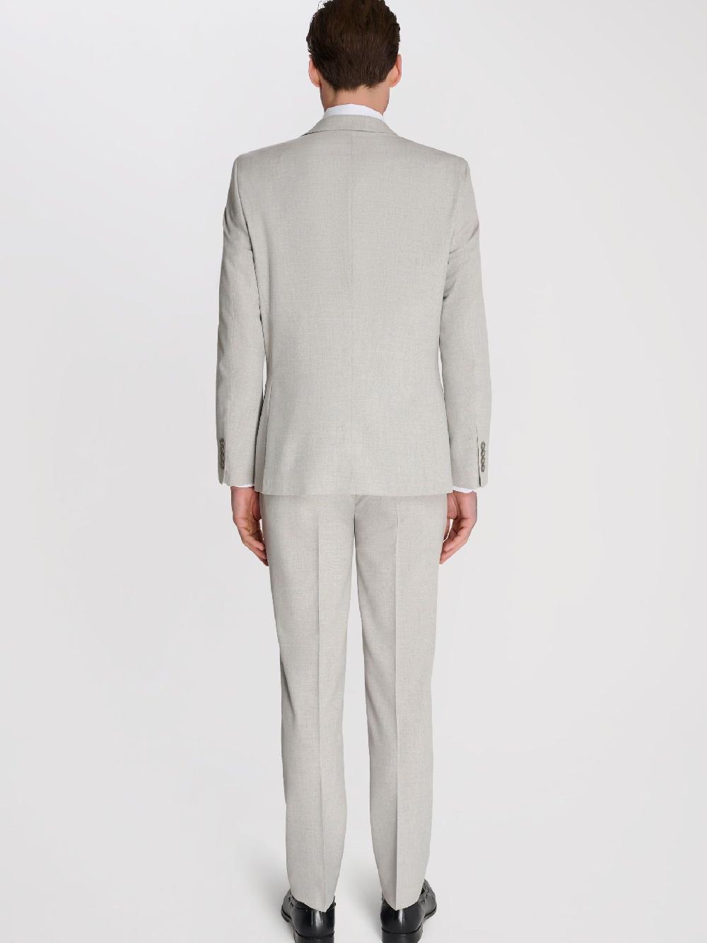 seraphine Harry Brown Grey Alex Slim Fit Suit Jacket