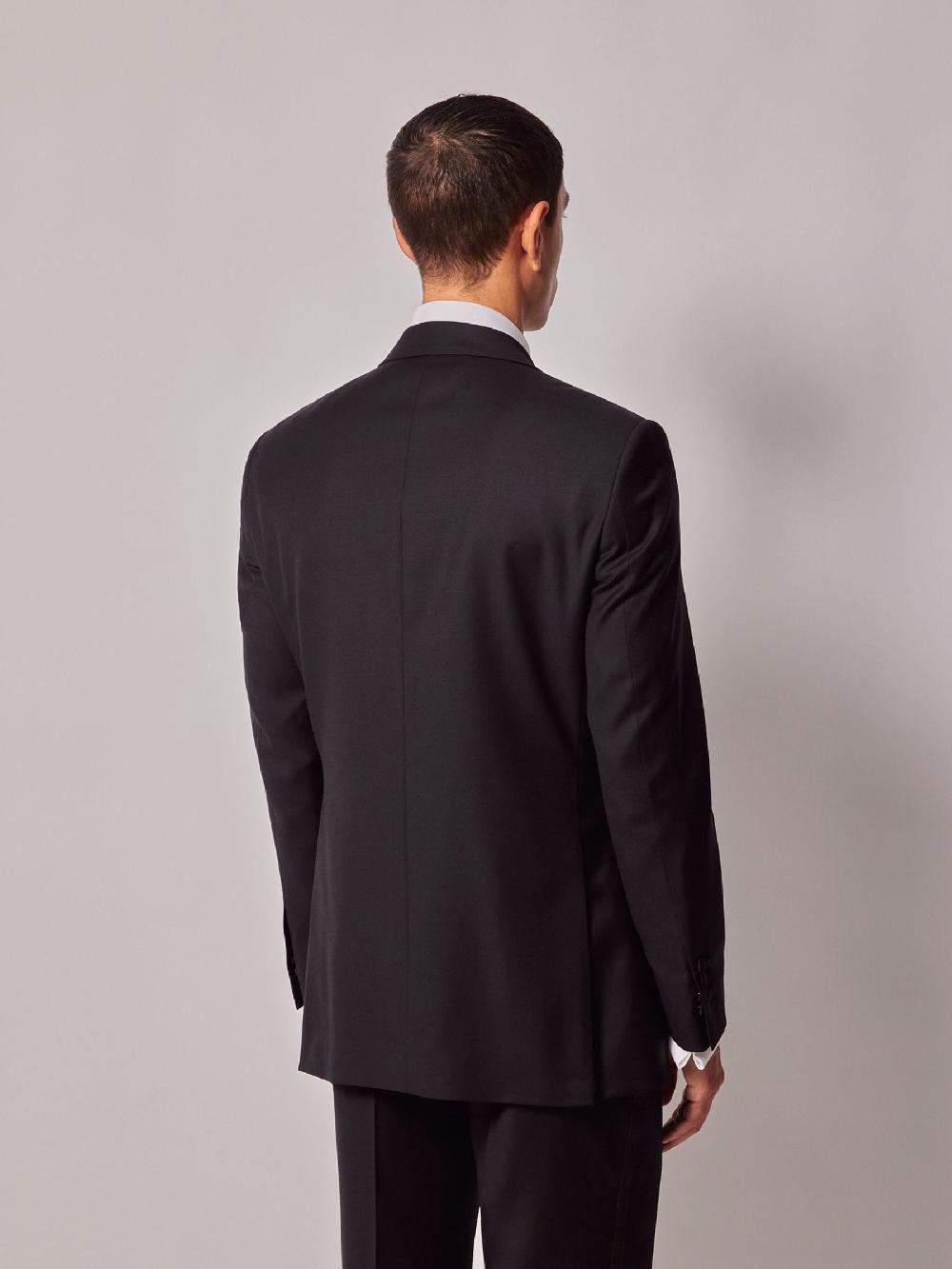 seraphine Hawes & Curtis Slim Dinner Double Breasted Black Suit Jacket