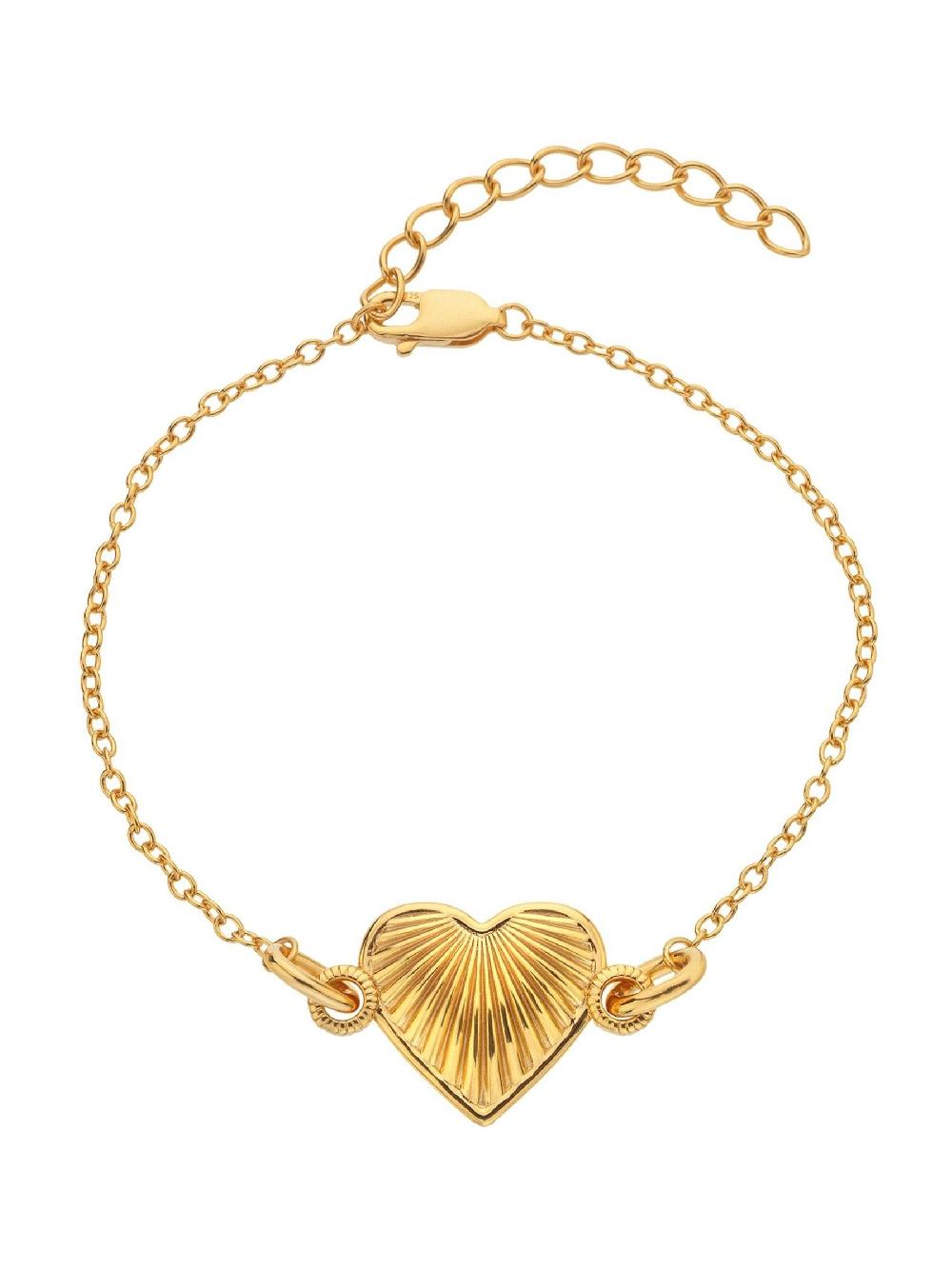seraphine Hot Diamonds Gold Tone HD X GE Essence Heart Bracelet