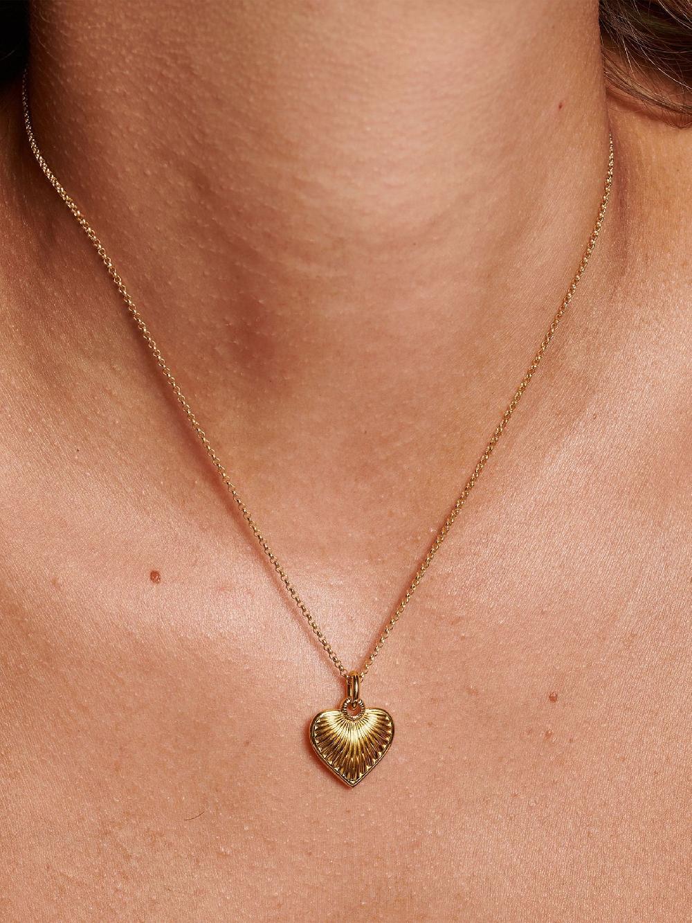 seraphine Hot Diamonds Gold Tone HD X GE Essence Heart Pendant
