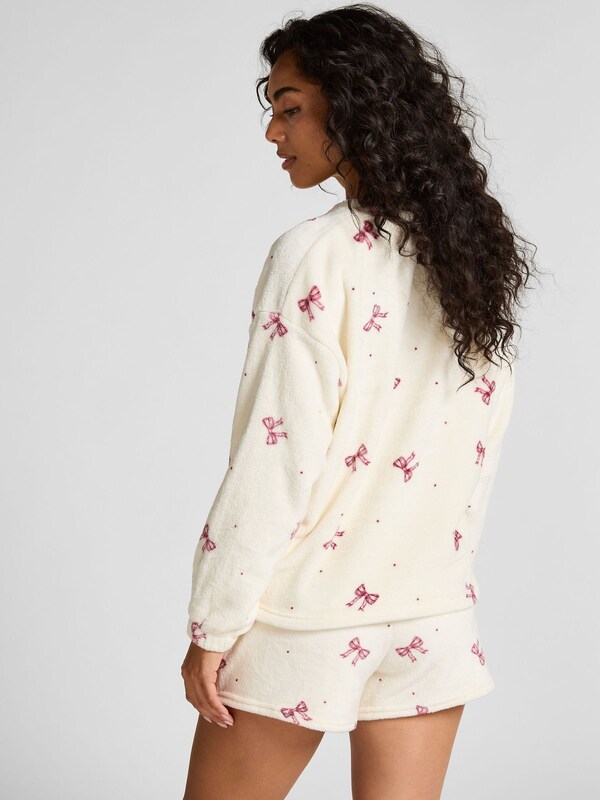 Seraphine Hunkemoller Flannel Fleece White Pyjamas Set