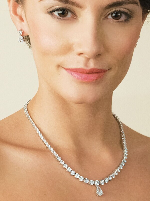 Seraphine Ivory & Co Silver Tone Imperial Jewellery Set