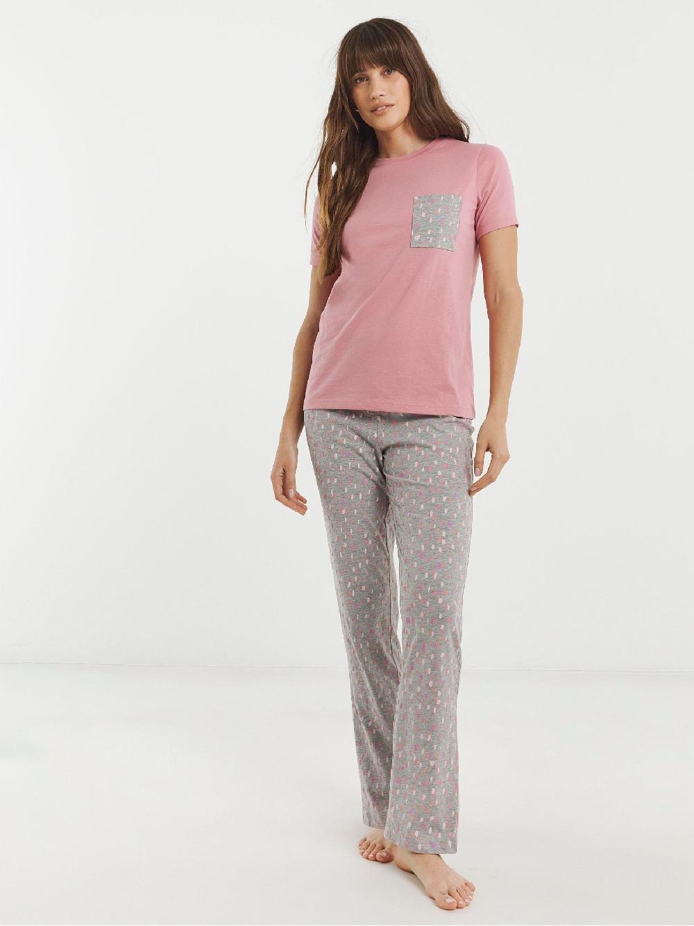 seraphine JD Williams Pink 2 Pack Value Pyjamas Set