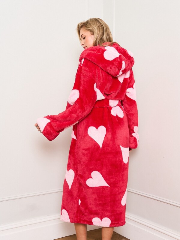 Seraphine Jim Jam The Label Pink Heart Dressing Gown