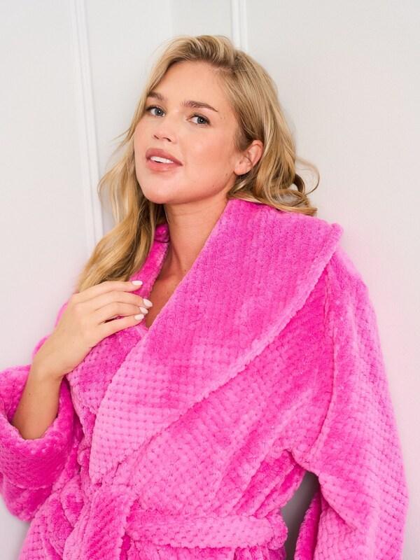 Seraphine Jim Jam The Label Pink Honeycomb Dressing Gown