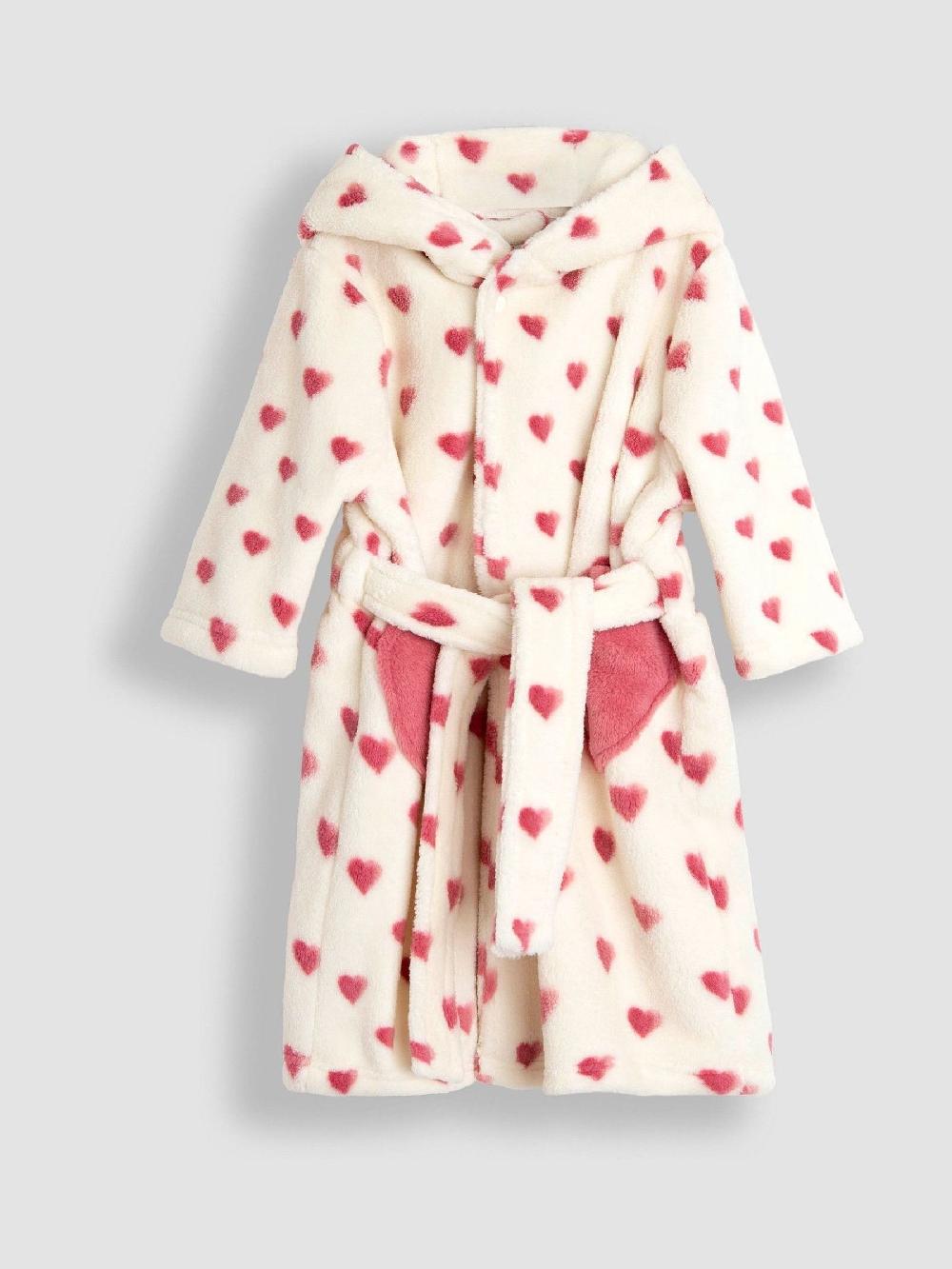 seraphine JoJo Maman Bébé Cream Heart Dressing Gown