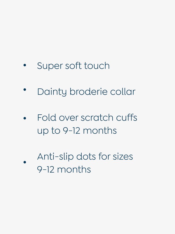 Seraphine JoJo Maman Bébé Pink Organic Cotton Ditsy Floral Sleepsuit