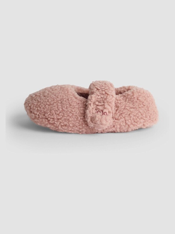 Seraphine JoJo Maman Bébé Pink Velvet Bow Ballet Pump Slippers